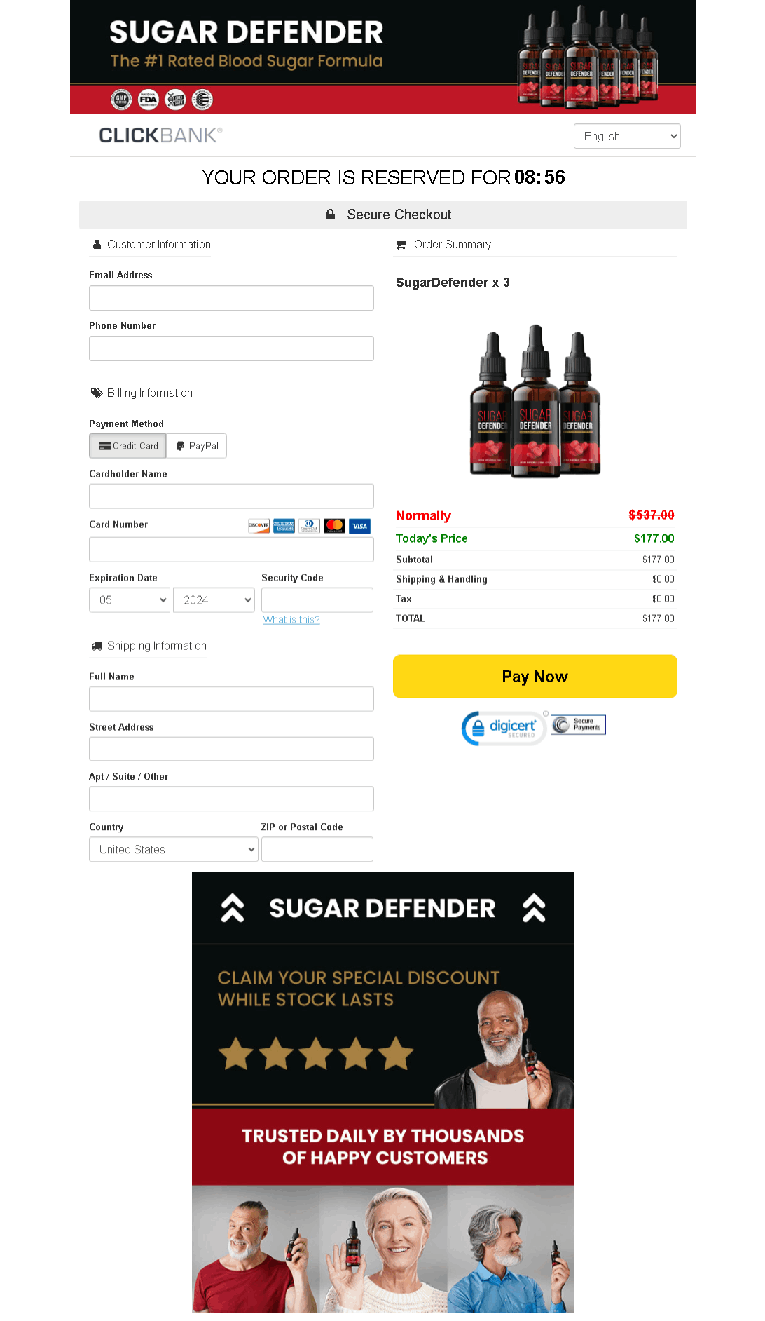  Sugar Defender Secure-Checkout